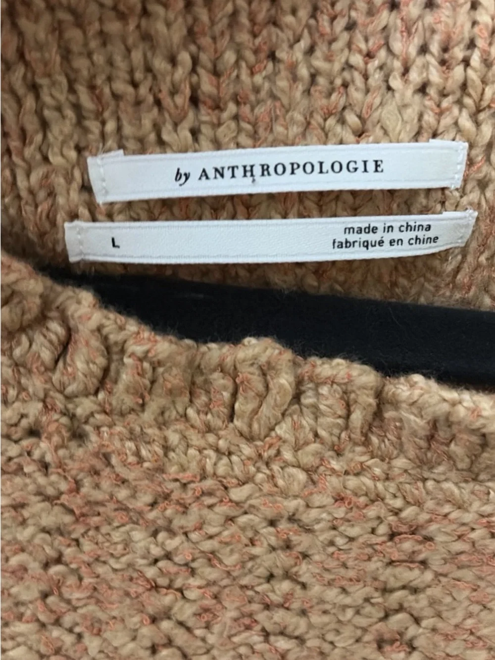 Anthropologie Layered knit Twofer Vest embroidered lace Romantic Boho top